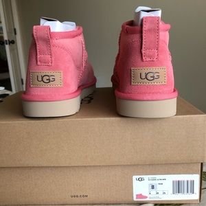 pink uggs ultra mini